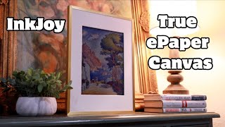 InkJoy Frame True Paper Like ePaper Canvas: Unlimited Bright Colorful Art