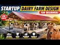 Simple Modern Dairy Farm Shed Design For 10 Cows Cow Farm Beginners Guide