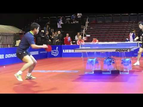 WORLD CUP 2011  WARM UP  FOOTWORK  WANG HAO  ZHANG JIKE