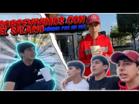 SOBREVIVIMOS CON EL SALARIO MÍNIMO POR UN DIA “caminamos demasiado😵‍💫”