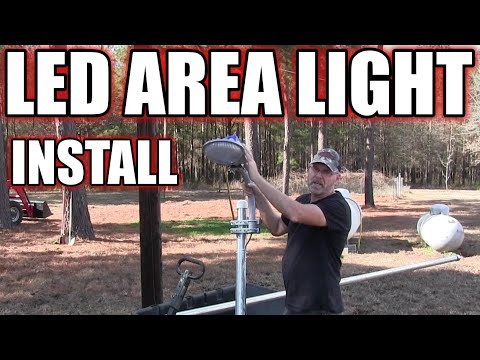 DIY LED area light (Security light) install