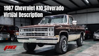 Video Thumbnail for 1987 Chevrolet C/K Truck 4x4 Regular Cab 1500