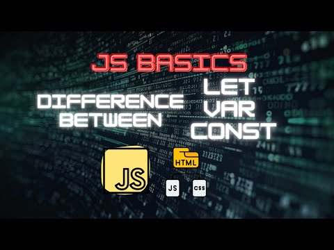 Javascript Basics For Beginners Let Vs Var Vs Const Differences %c2%a0javascript Tutorial