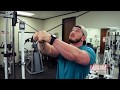 How To - Standing Cable Rear Delt Fly - Hunter Labrada