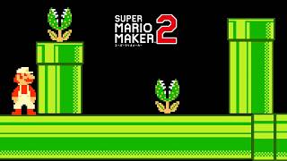 [マリオメーカー2] 土管とパックンフラワー (Many Pipes - [Super Mario Maker2])