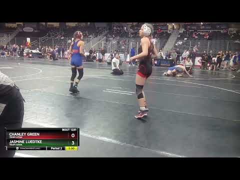 112 Lbs Quarterfinal - Chanley Green, Team Utah Vs Jasmine Luedtke, Team Iowa Ea70
