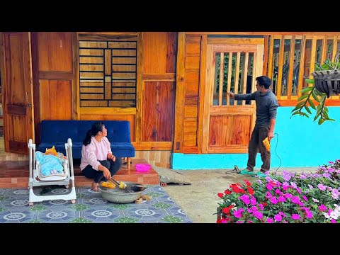 A new look for your small kitchen: DAU personally created a unique and eye-catching artwork.