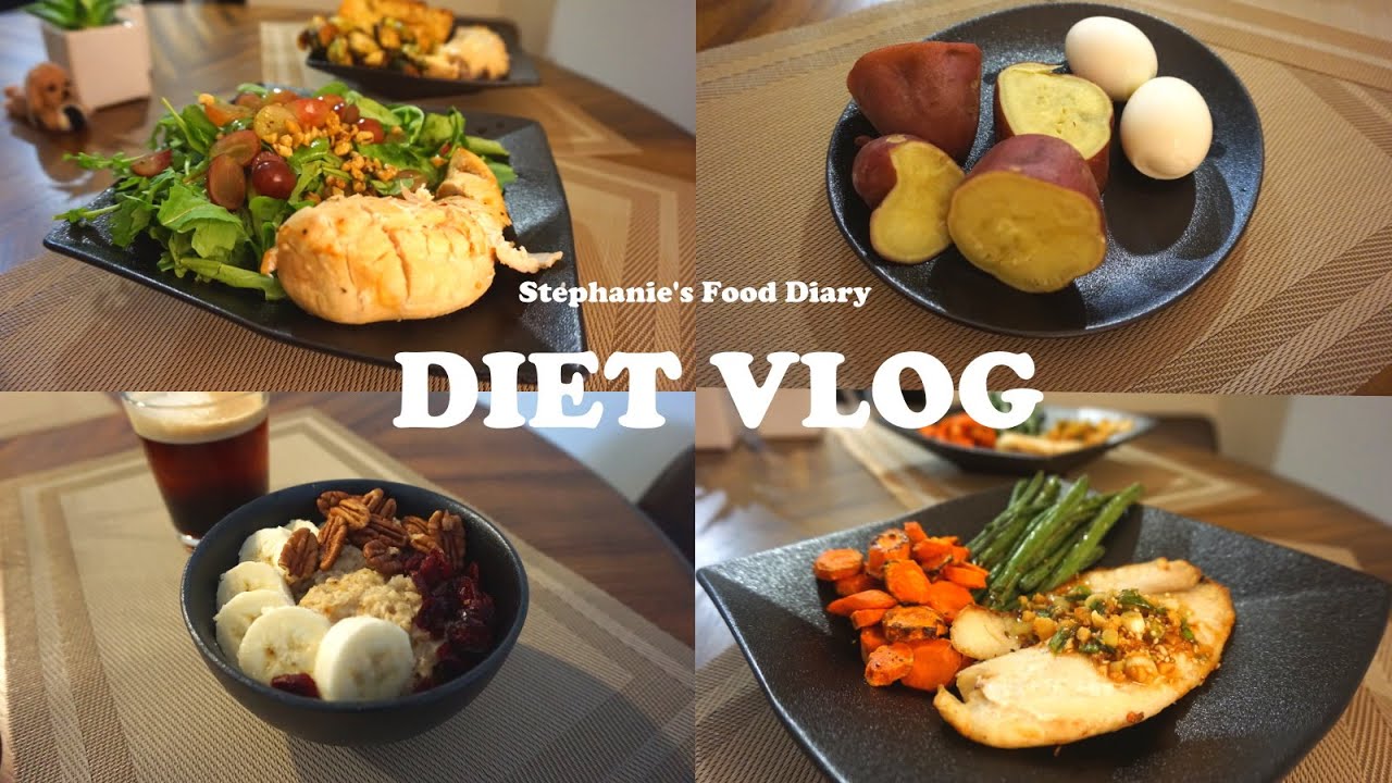 DIET VLOG || 53kg → 48kg || Healthy Eating Food Diary