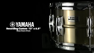 Video thumbnail for Yamaha Recording Custom Brass Snare Drum 13'' x 6.5'' | Gear4music demo by Gear4music Guitars
