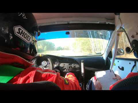 M.Piaścik/F.Żełobowski 2.Rajd Sokólski PS 1/3/5 "Znikające zakręty"