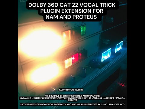 Dolby Model 360 Cat. No. 22 Vocal Trick Plugin Extension For NAM And