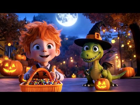 Dinosaur and Leo Sing a Halloween Song 🎃