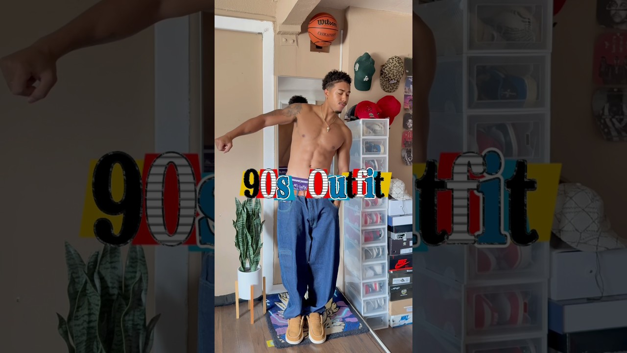 90s outfit just for you 🤞🏽#90s #fashioninspo #grwm #90sfashion #fashion #ootd #streetwear