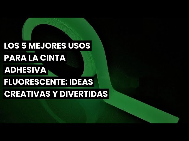Vídeo relacionado con Glow Mania Cinta Adhesiva Fluorescente 10m x 25mm, Pegatina Verde Luminosa Brillan en la oscuridad, Cinta de Seguridad Impermeable Autoadhesiva para Escaleras, Paredes, Escalones y Señales de Salida