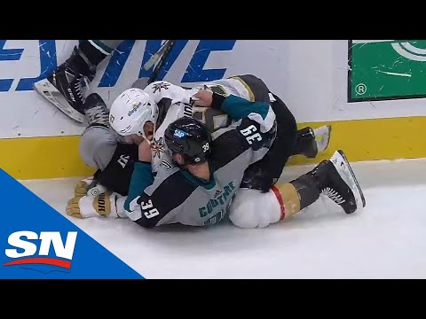 Logan Couture Jumps Max Pacioretty After Getting Blindsided