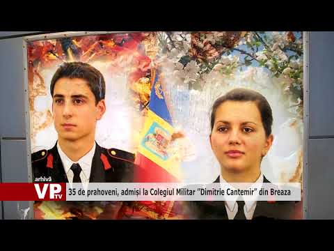35 de prahoveni, admiși la Colegiul Militar ”Dimitrie Cantemir” din Breaza