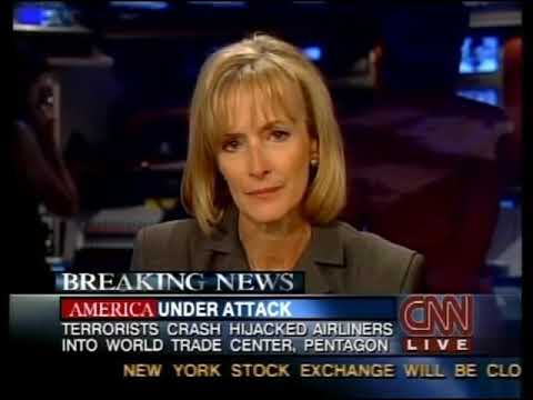 CNN 9 11 2001 Live Coverage  5 00 P M E T  12 00 A M E T w9jn VcQqIc