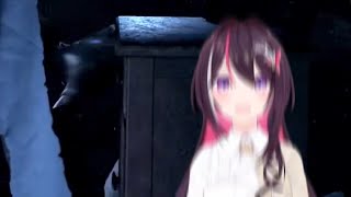 AZKi gets jumpscared by the attic scene (Detroit: Become Human)  [Hololive/clip]