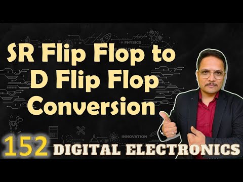 SR Flip Flop to D Flip Flop conversion Designing Step and Circuit Digital Electronics SR D