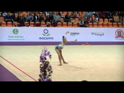 Ashirbayeva Sabina (KAZ) ball  Int Comp Senior Grand Prix Moscow 2015