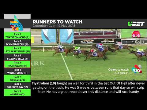 Runners To Watch Doomben Cup Day 19 May 2018