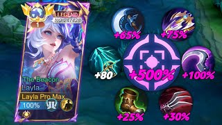 Download lagu TOP GLOBAL LAYLA 500% BEST DAMAGE BUILD AND EMBLEM!😱🔥 (new build) | LAYLA BEST SKIN 2026 mp3