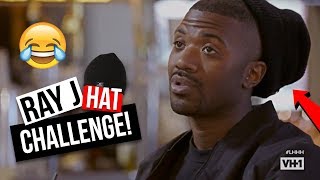 🤔HOW DID RAY J&#39;S HAT MOVE SO MUCH IN 30 SECONDS? 😂RAY J HAT CHALLENGE
