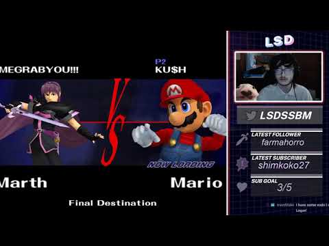 S@X 386 - LSD (Marth) vs $limChang (Mario) - Top 64 WR1