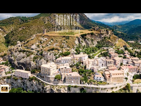 🇮🇹 4K drone video of Amantea, Calabria, Italy