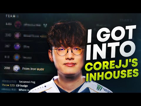 I GOT INVITED INTO COREJJ'S INHOUSES| League of Legends