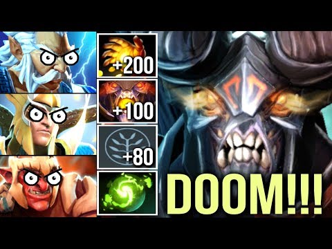 Most Brutal Doom Carry vs Magic +380 GPM Build Godlike Gameplay by Synderen Dota 2