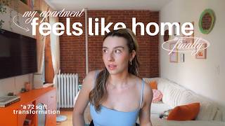 decorating my tiny nyc living room (72 sq ft!) *finally*