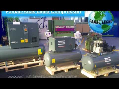 COMPRESSORE MONOBLOCCO ATLAS COPCO A VITE CON ESSICCATORE GX5 FF IN PRONTA CONSEGNA