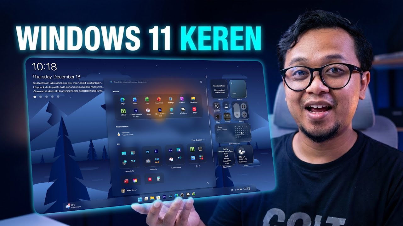 BOSAN SAMA WINDOWS 11! Ganti Tanpilanya Jadi BEGINI