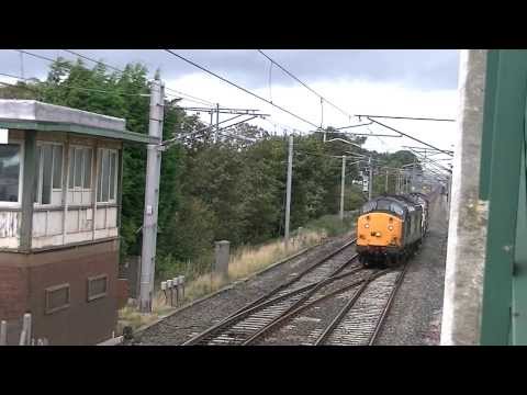 DRS 37603 tnt 37611. Heysham Flasks 6C51 & 6C52. 19/09/13