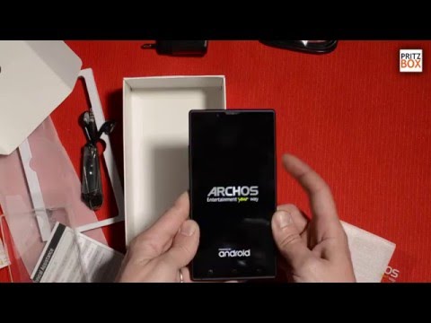 Unboxing Archos Platinum 55