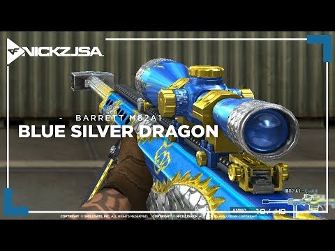 Barrett M82A1-Blue Silver Dragon | CROSSFIRE China 2.0