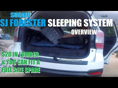DIY SJ Forester Sleeping System and Awning (Overview)