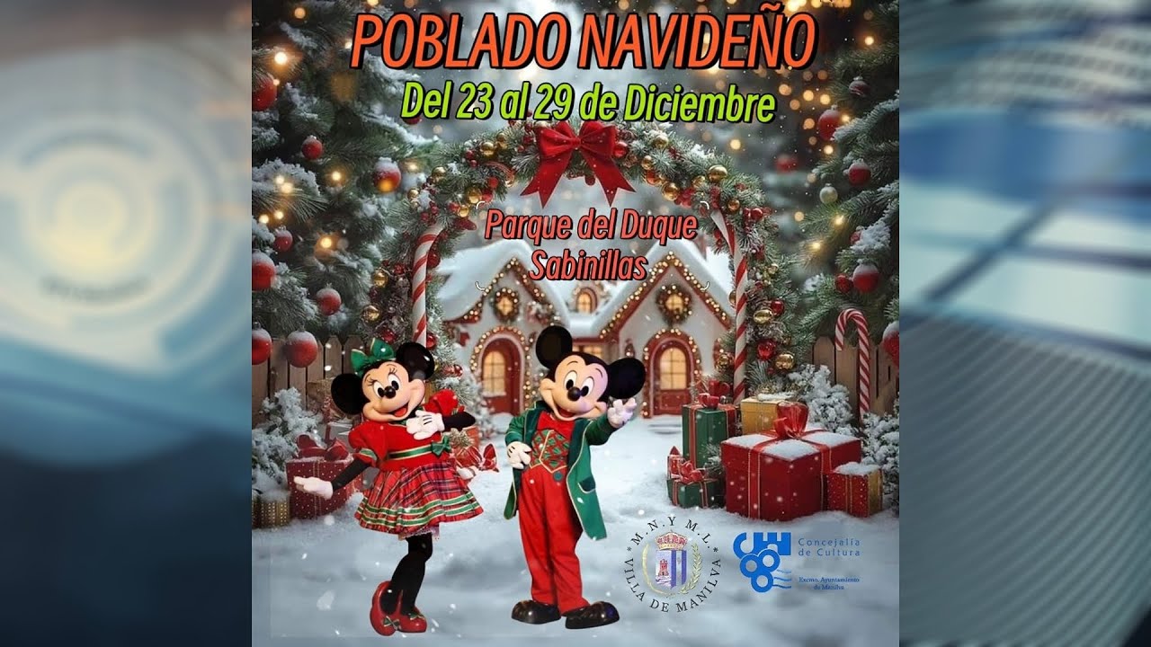 Del 23 al 29 de diciembre se desarrolla el poblado navideño