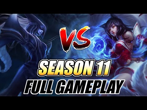 SEASON 11 Ahri vs Lissandra Full Gameplay - LegitKorea