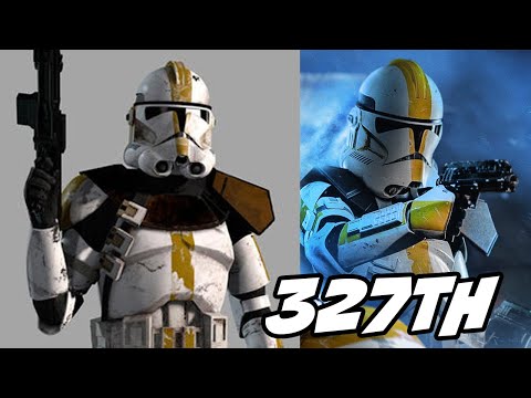 Yellow Clone Troopers in Clone Wars Explained - 327th Corps!
