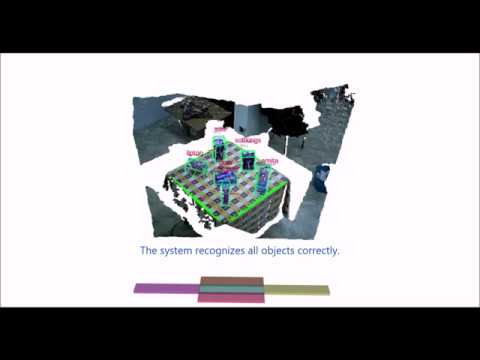 OrthographicNet -- system demonstration using Imperial College Domestic Environment dataset Video