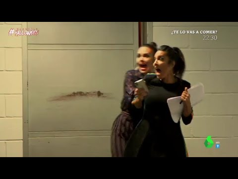 El susto de Miki Nadal a Cristina Pedroche y Lorena Castell en Halloween