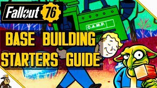 FALLOUT 76 Base Building Tutorial (Fallout 76 Starters Guide Base Building )
