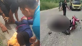 Kecelakaan Terjadi di Jalan Lintas Siak Perawang, Dua Orang Terluka