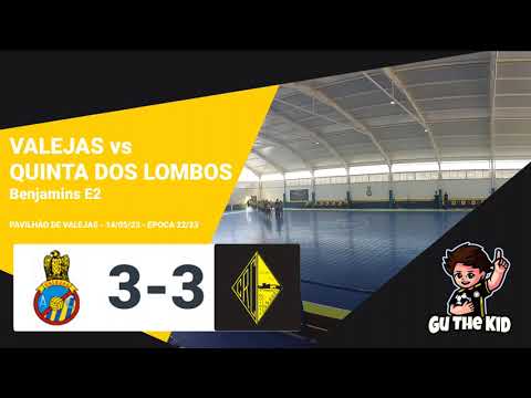 Futsal Benjamins E2 - Valejas vs Quinta dos Lombos(3-3) - Empate Emocionante - Época 22/23