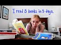 I Read A Book A Day For A Week