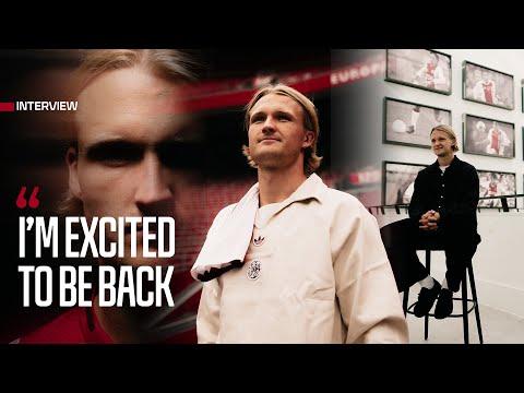 KASPER DOLBERG is back at AJAX! 'The atmosphere is like nothing else' ❤️‍🔥