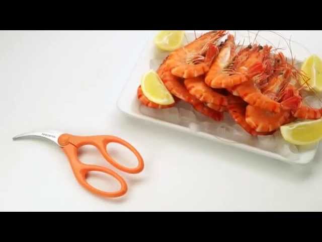 Video teaser per Oyster knife, Shrimp scissors, Shellfish cracker fork PRESTO SEAFOOD