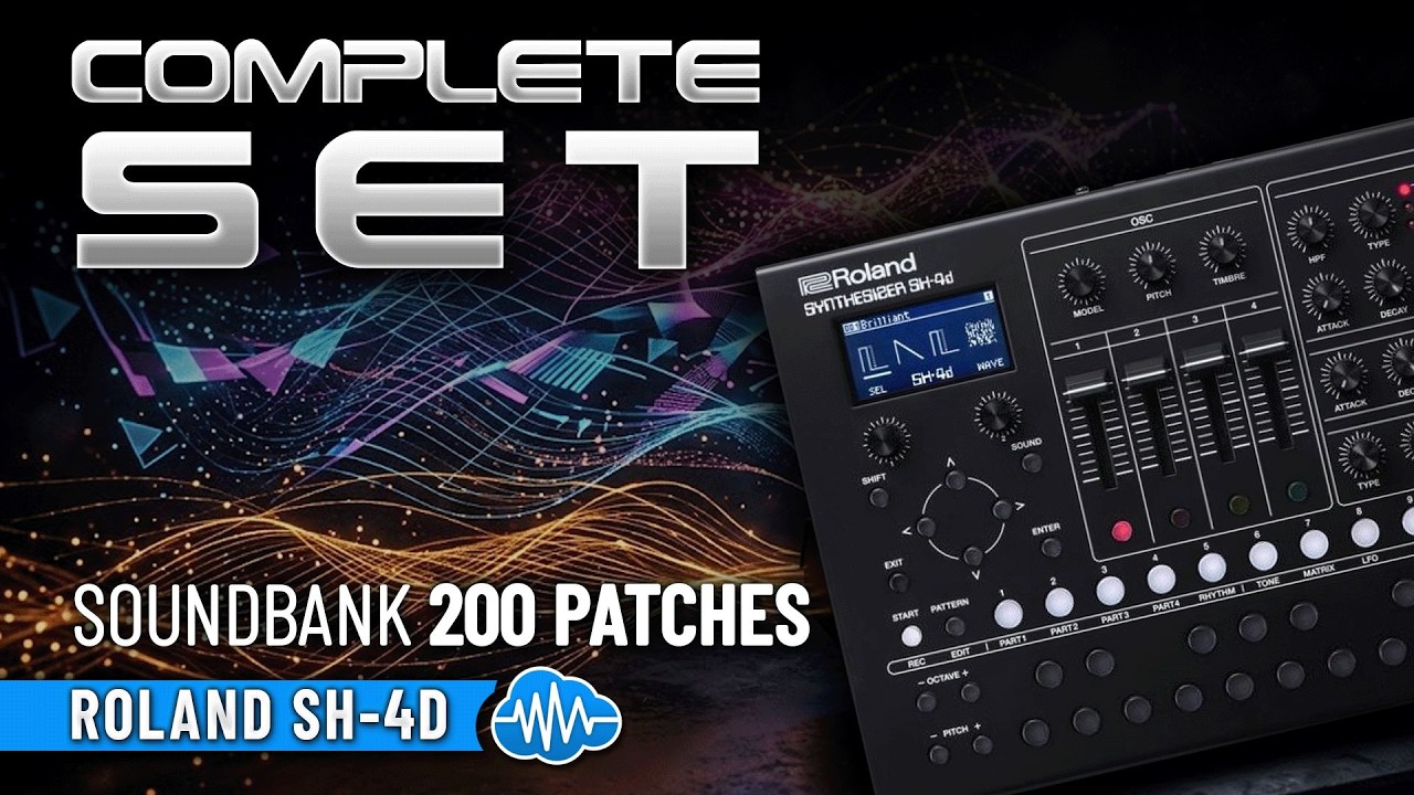 TPL109 - Complete Set - Roland SH-4d ( 200 Performances ) - Video Preview 1